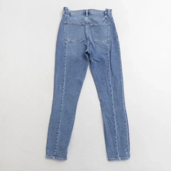 Abercrombie & Fitch Super Skinny Ankle High Rise Seam Jeans Women 27/4R Curve - Picture 4 of 12